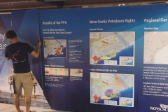 Sinatra Graphic Mural Install